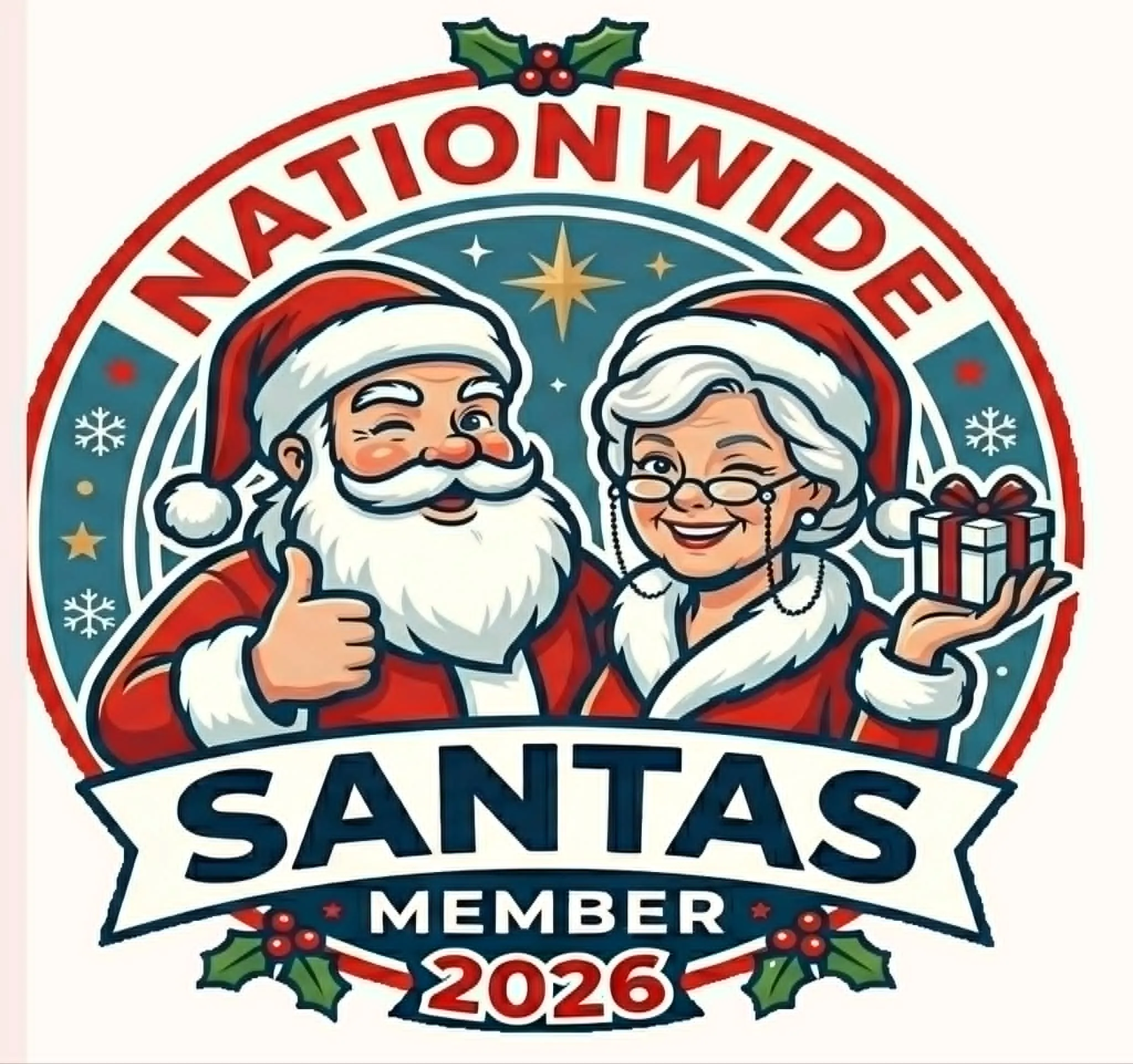 Nationwide Santas membership badge